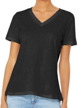 BELLA V-Neck Tee - Black